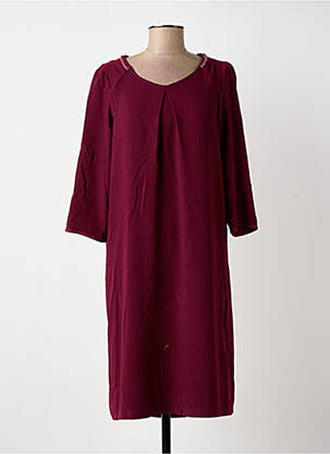 Rochie midi mâneci lungi mâneci lungi violet DAMART femeie