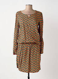 Rochie midi mâneci lungi mâneci lungi portocaliu LE PETIT BAIGNEUR femeie