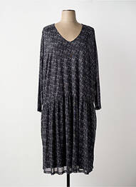 Rochie midi mâneci lungi mâneci lungi negru SHEEGO femme
