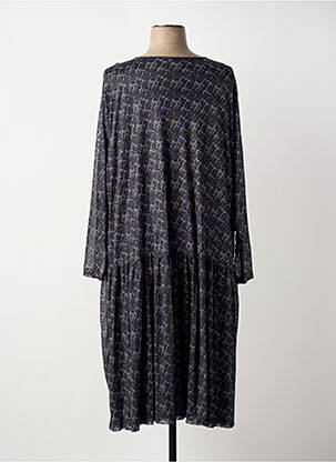 Rochie midi mâneci lungi mâneci lungi negru SHEEGO femeie