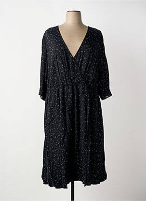 Rochie midi mâneci lungi mâneci lungi negru SHEEGO femeie