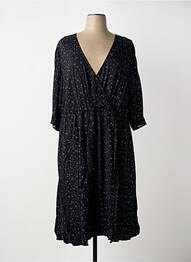 Rochie midi mâneci lungi mâneci lungi negru SHEEGO femme