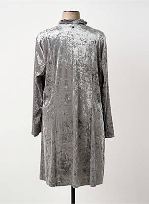Rochie midi mâneci lungi mâneci lungi gri SHEEGO femeie