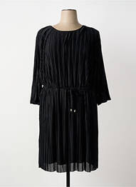 Rochie midi mâneci lungi mâneci lungi negru DAMART femme