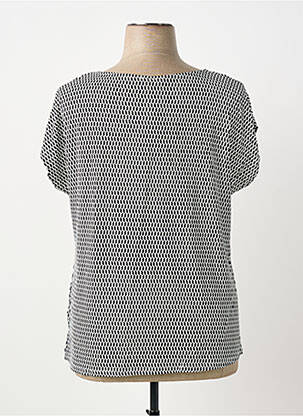 Top țesătură jersey mâneci scurte alb SHEEGO femeie