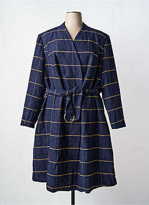 Palton lung albastru SHEEGO femeie