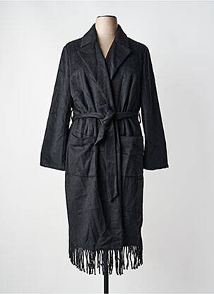 Palton lung negru SHEEGO bărbat