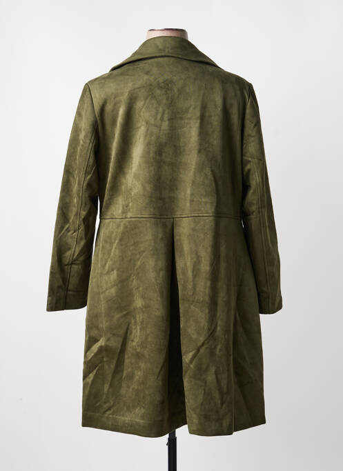 Palton lung verde SHEEGO femeie