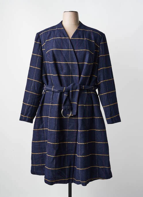 Palton lung albastru SHEEGO femeie