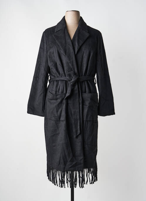 Palton lung negru SHEEGO bărbat