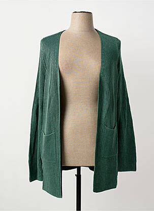 Vestă cu mâneci lungi verde SHEEGO femeie