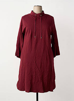 Rochie midi mâneci 3/4 mâneci 3/4 roșu SHEEGO femeie