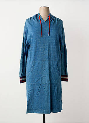 Rochie midi mâneci lungi mâneci lungi albastru SHEEGO femeie
