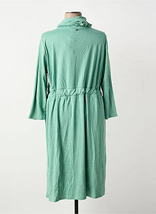 Rochie midi mâneci lungi mâneci lungi verde SHEEGO femeie