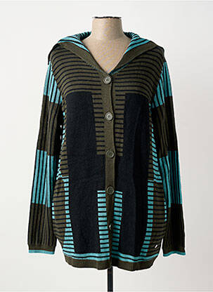 Vestă cu mâneci lungi verde SHEEGO femeie