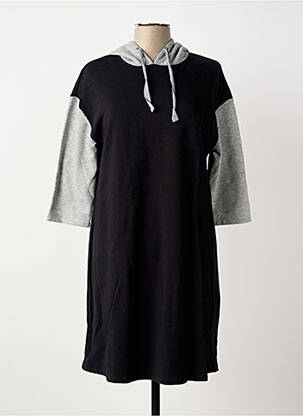 Rochie scurtă mâneci 3/4 mâneci 3/4 negru SHEEGO femeie