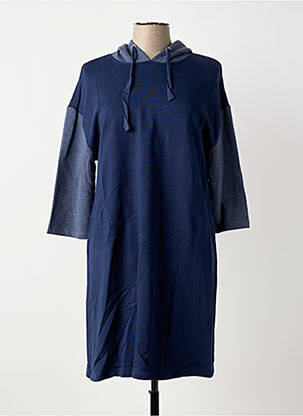 Rochie scurtă mâneci 3/4 mâneci 3/4 albastru SHEEGO femeie
