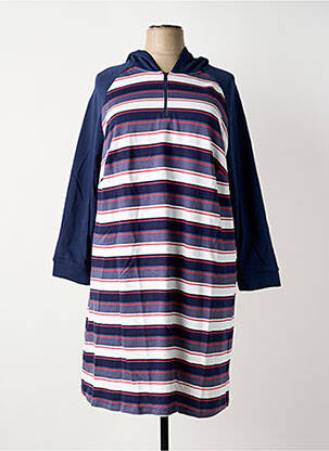 Rochie midi mâneci lungi mâneci lungi albastru SHEEGO femeie