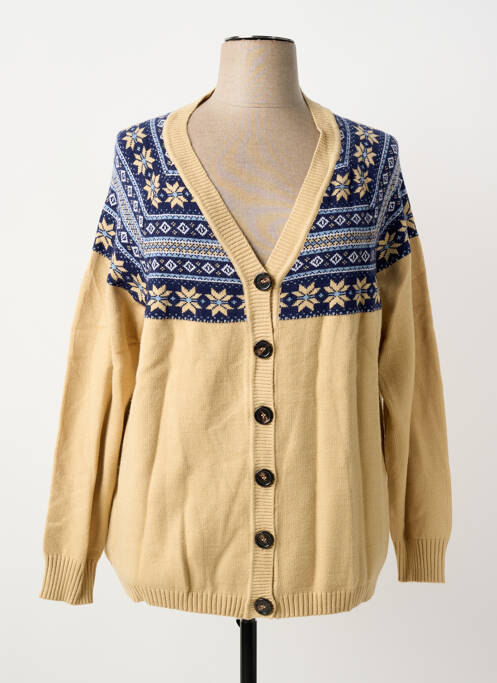 Vestă cu mâneci lungi bej SHEEGO femeie