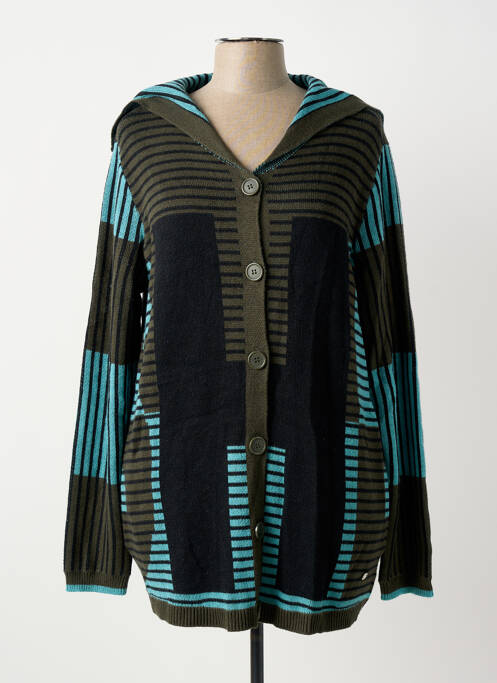 Vestă cu mâneci lungi verde SHEEGO femeie