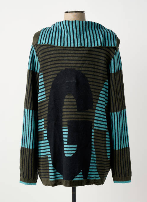 Vestă cu mâneci lungi verde SHEEGO femeie