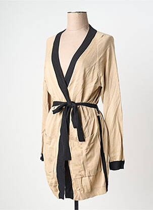 Vestă cu mâneci lungi bej SHEEGO femeie