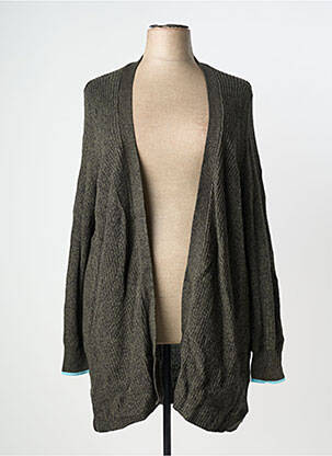 Vestă cu mâneci lungi verde SHEEGO femeie