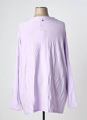Pulover croială dreaptă mâneci lungi violet SHEEGO femeie