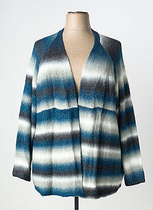 Vestă cu mâneci lungi albastru SHEEGO femeie