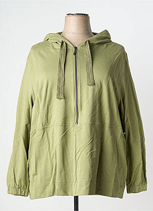 Hanorac cu glugă verde SHEEGO femeie