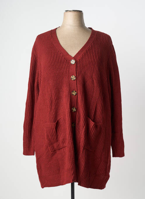 Vestă cu mâneci lungi roșu SHEEGO femeie