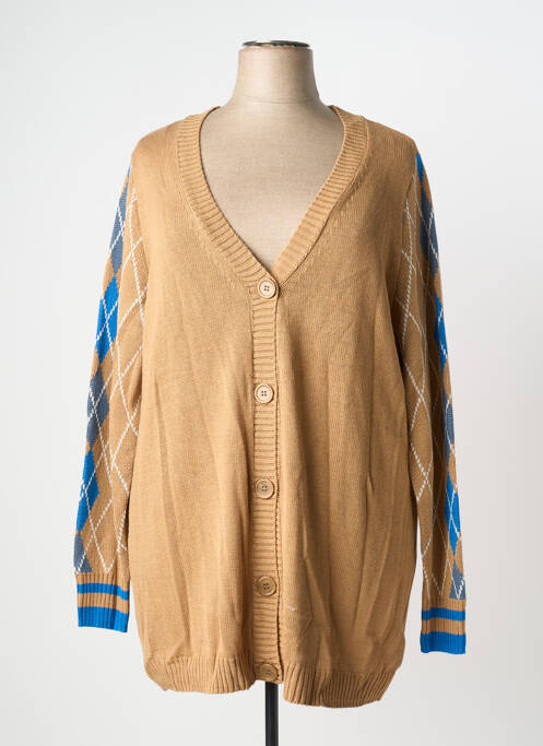 Vestă cu mâneci lungi bej SHEEGO femeie