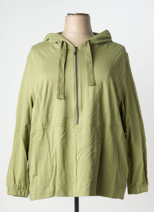 Hanorac cu glugă verde SHEEGO femeie