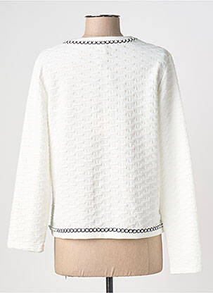 Jachete casual guler rotund alb BARBARA LEBEK femeie