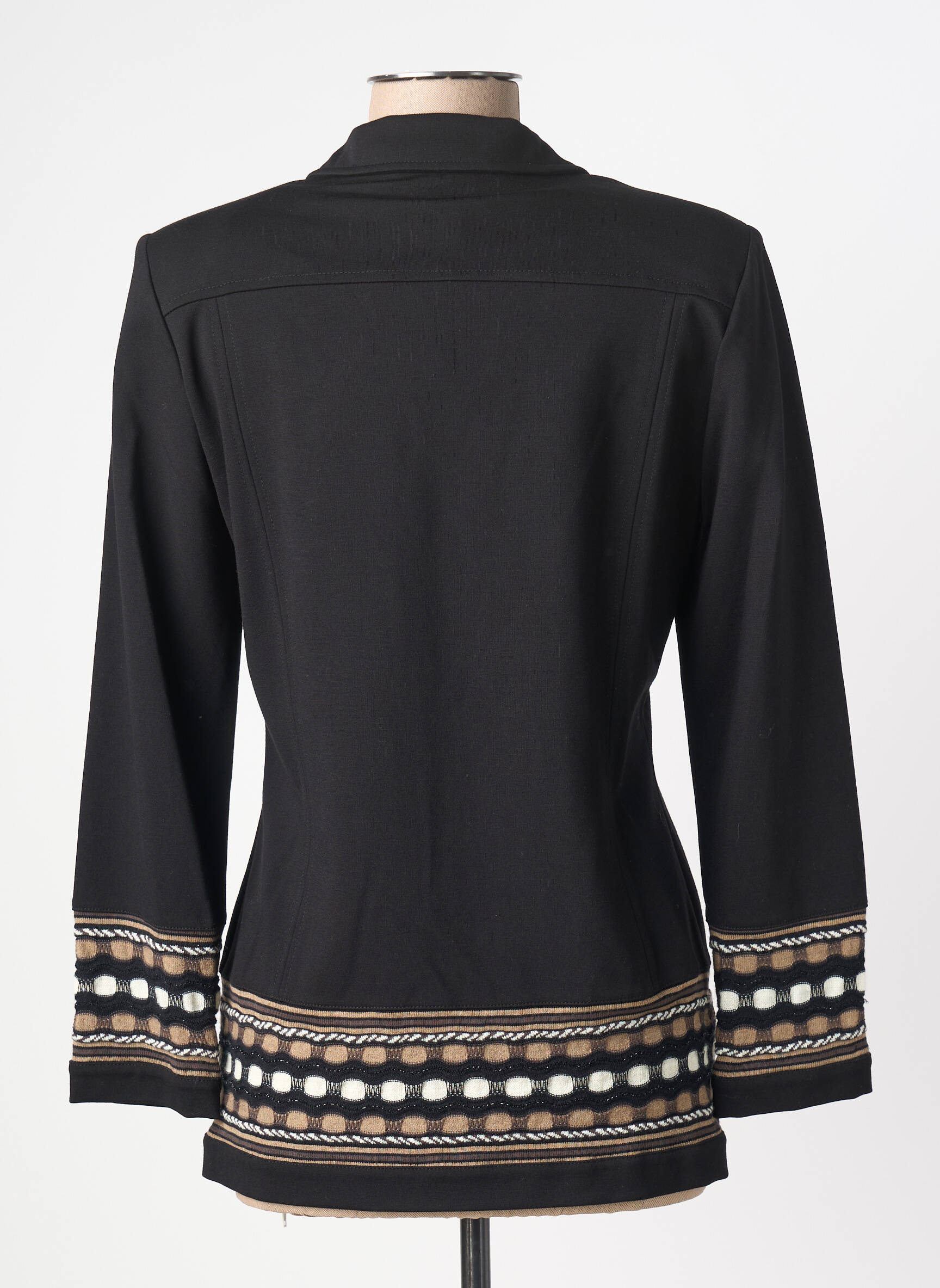 Jachete casual guler de bluză negru FRANCOISE F femeie