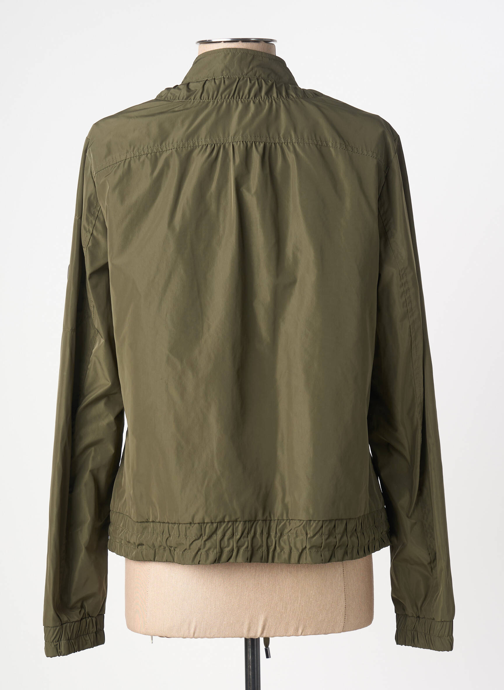 Jachete casual guler rotund verde BARBARA LEBEK femeie