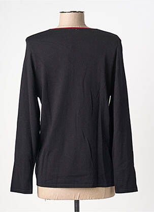 Top elasticitate mâneci lungi negru GUY DUBOUIS femeie
