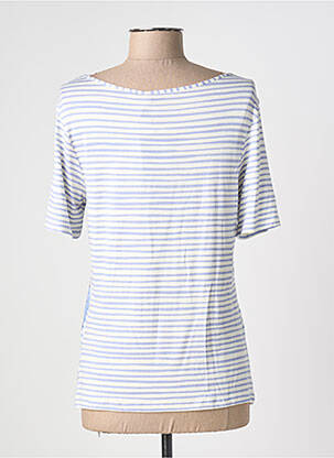 Tricou elasticitate mâneci scurte albastru BARBARA LEBEK femeie