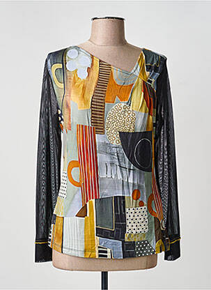 Tricou mâneci lungi mâneci lungi portocaliu DOLCEZZA femeie
