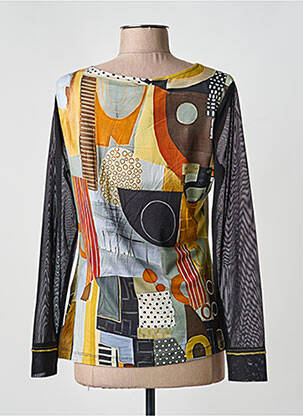 Tricou mâneci lungi mâneci lungi portocaliu DOLCEZZA femeie