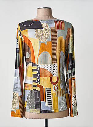 Tricou mâneci lungi mâneci lungi portocaliu DOLCEZZA femeie