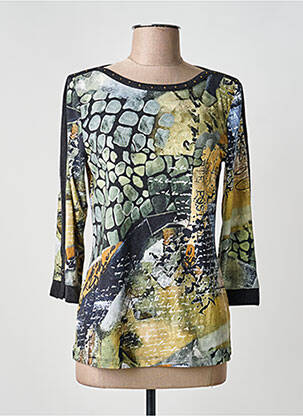 Tricou mâneci 3/4 mâneci 3/4 galben DOLCEZZA femeie