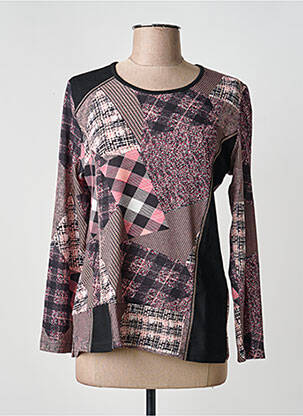 Tricou mâneci lungi mâneci lungi roz GUY DUBOUIS femeie