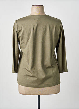 Tricou mâneci 3/4 mâneci 3/4 verde RABE femeie
