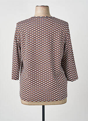 Tricou mâneci 3/4 mâneci 3/4 maro FRANK WALDER femeie