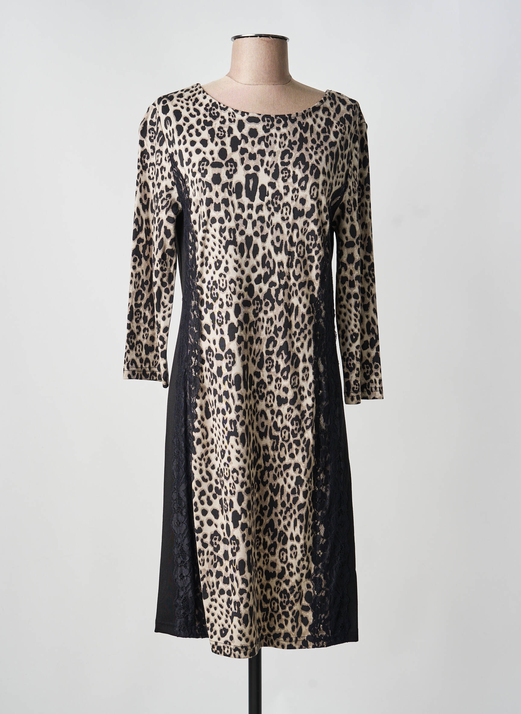 Rochie midi mâneci lungi mâneci lungi negru BETTY BARCLAY femeie