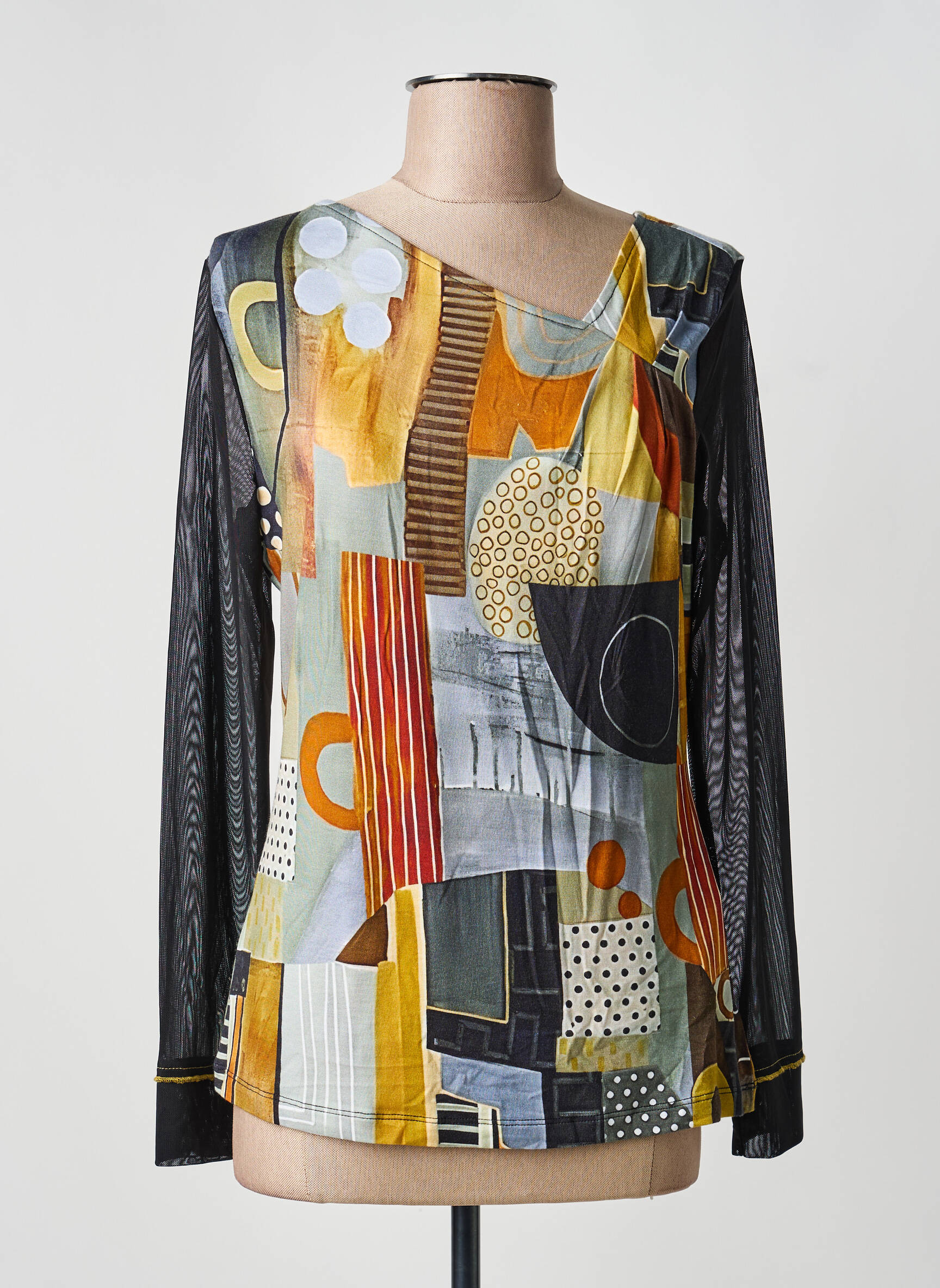 Tricou mâneci lungi mâneci lungi portocaliu DOLCEZZA femeie