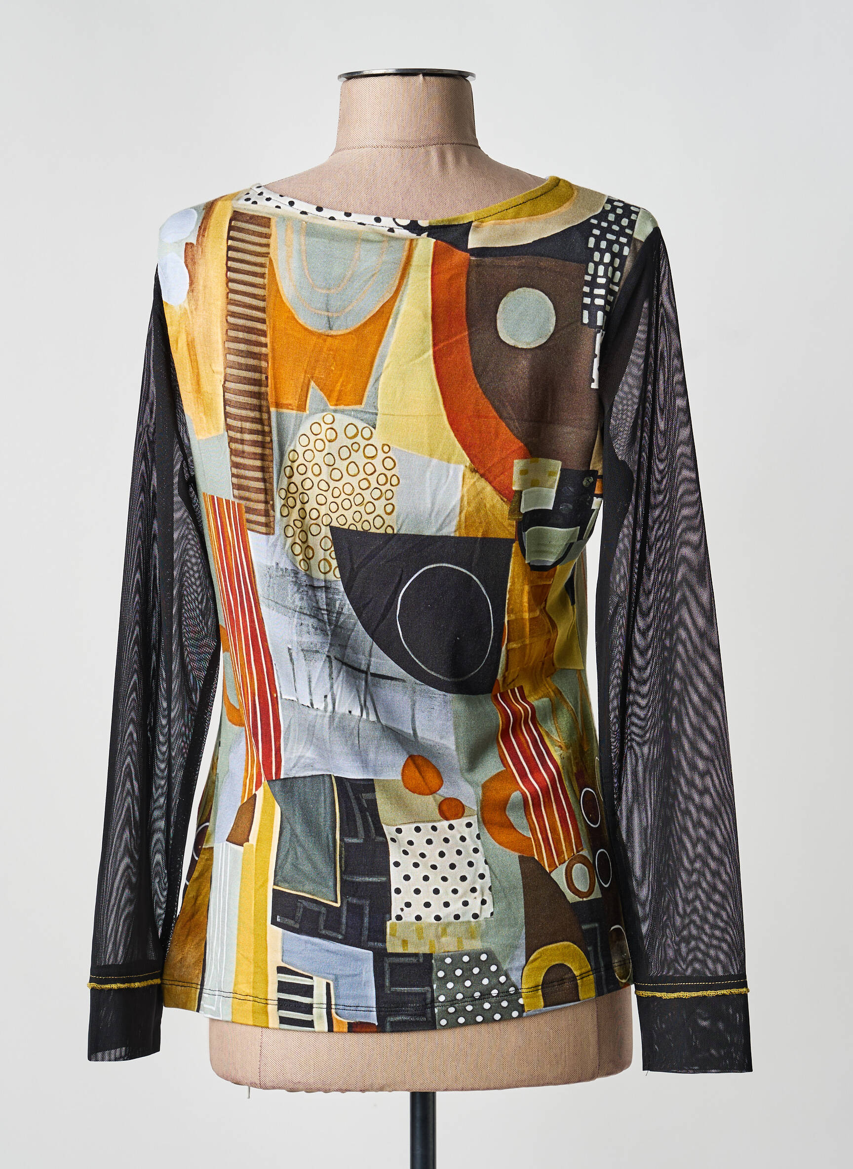 Tricou mâneci lungi mâneci lungi portocaliu DOLCEZZA femeie