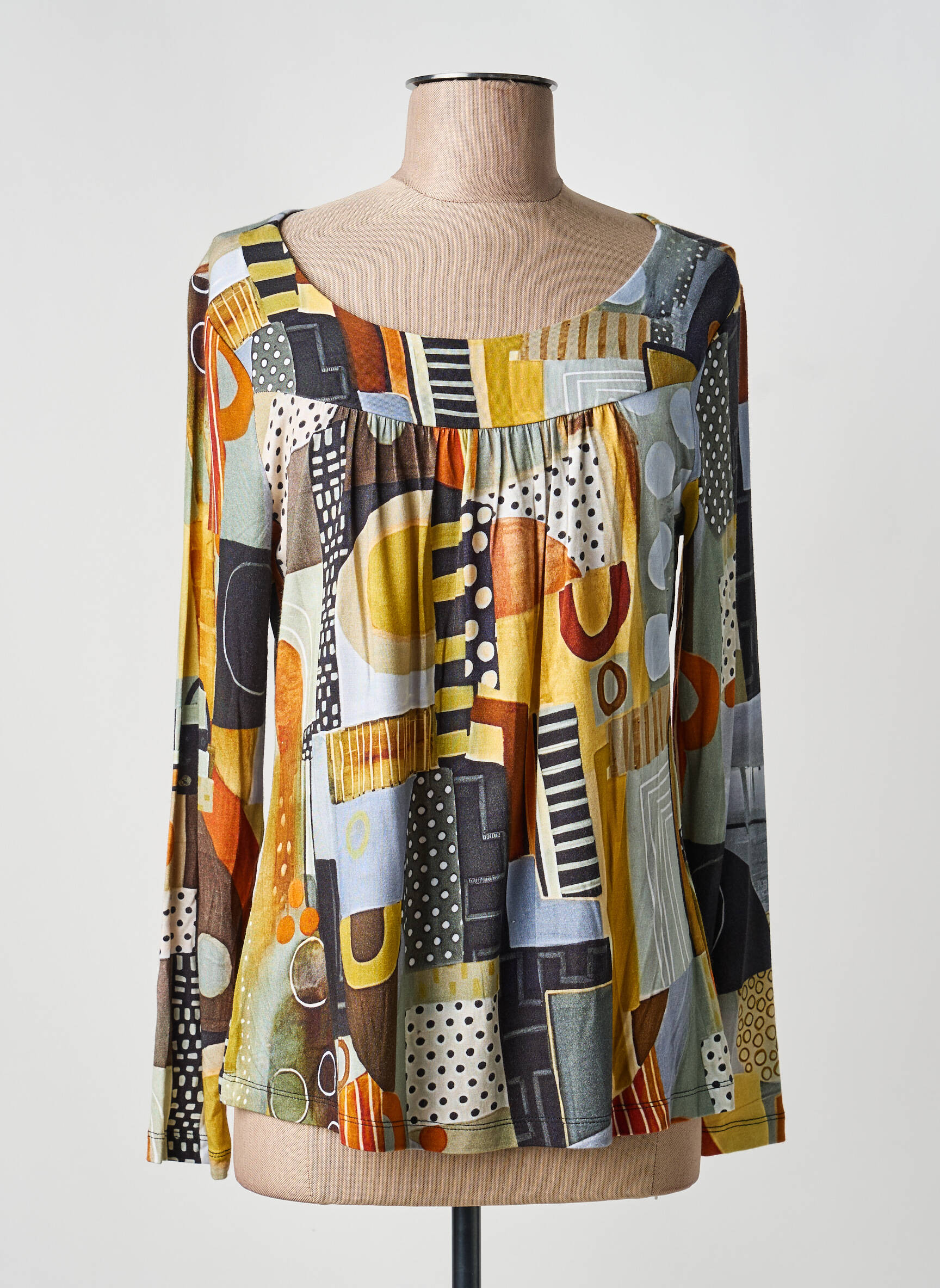 Tricou mâneci lungi mâneci lungi portocaliu DOLCEZZA femeie