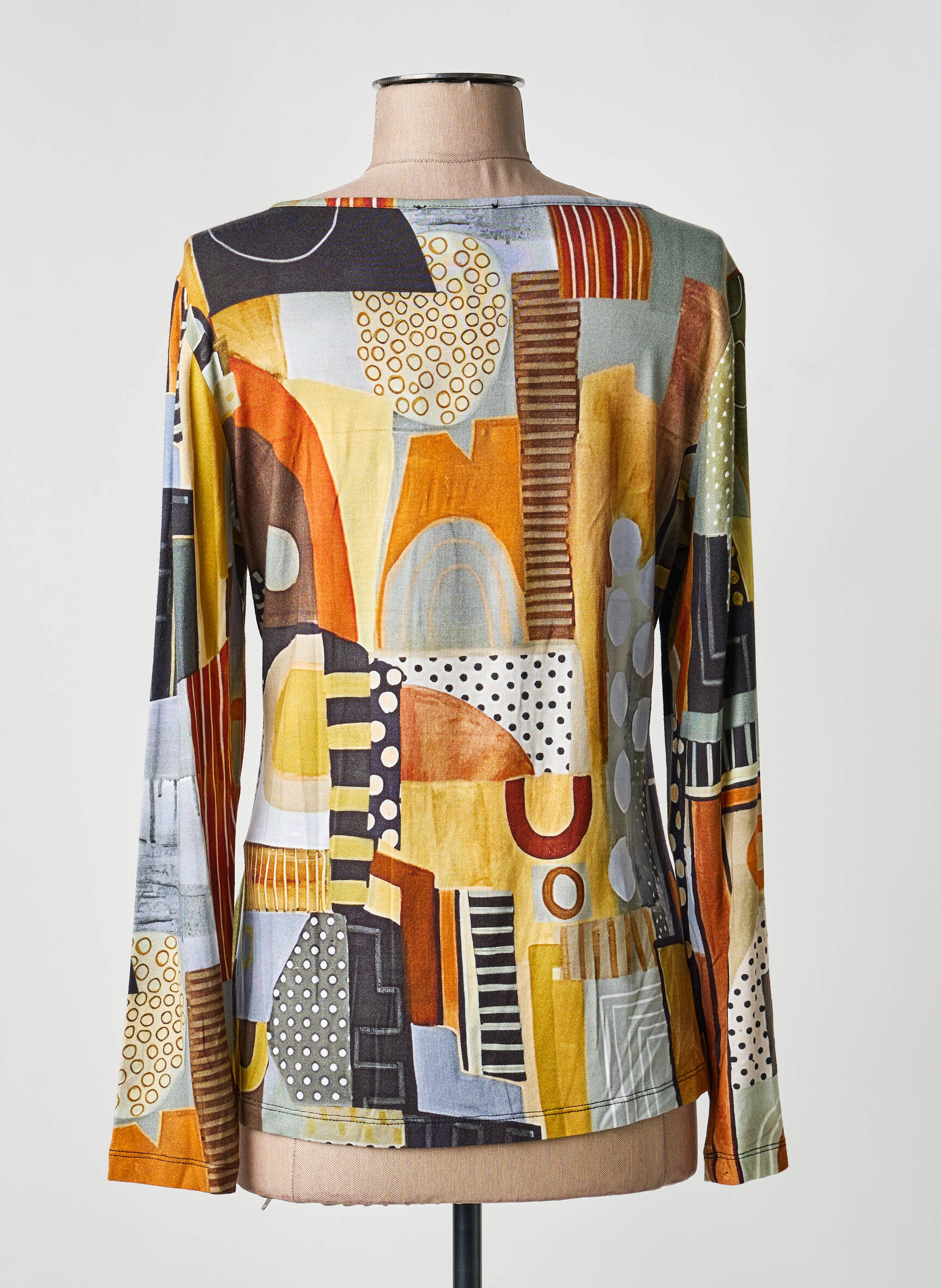 Tricou mâneci lungi mâneci lungi portocaliu DOLCEZZA femeie